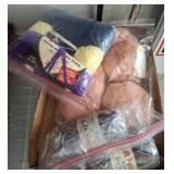 Yarn in Various Colors and Textures