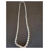 Napier Silver-Tone Beaded Necklace