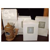 Avon Collectible Steins with Boxes