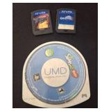 PS Vita Game Cards and PSP UMD Disc Lot
