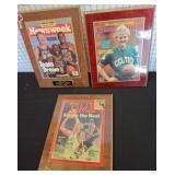 Framed Magazines Featuring Larry Bird Covers