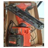 Milwaukee M18 Finish Nailer with Charger & Battery