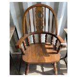 Wooden Spindle-Back Armchair c5