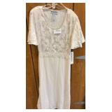 Ivory Jacquard Maxi Dress, Another Thyme, Size 24W
