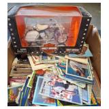 Sports Cards and Harley-Davidson Toy