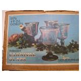 Indiana Carnival Glass 4.9 Oz Goblets Set