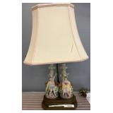 Vintage Figurine Ceramic Table Lamp