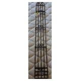 Black Metal Wall Decor Panel, 4ï¿½6 Inches w3