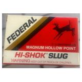 Federal 12 Gauge Hi-Shok Slug Ammunition