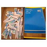 Toothpaste Tubes and Spiral Notebooks