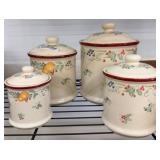 4 Jay Import Ceramic Kitchen Canisters