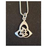 Sterling Silver Celtic Pendant Necklace