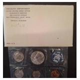 1965 U.S. Mint Coin Set with Treasury Envelope