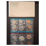 1969 U.S. Mint Coin Set with Envelope