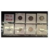 8 U.S. Liberty Nickels (No 2 Alike)