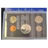 1969 U.S. Proof Coin Set in Original Packaging