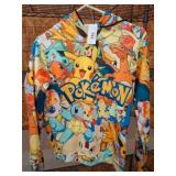 Colorful Pokï¿½mon Hoodie, Size Large