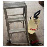 Aluminum Step Ladder and 3-Gallon Pump Sprayer c5
