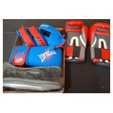 Everlast Boxing Gloves and Mitt Set