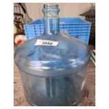 3-Gallon Plastic Water Bottle with Crate