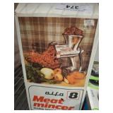 Alfa No. 8 Double-Tinned Meat Mincer