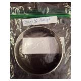 Brighton Silver-Tone Bangle with Turquoise Insets