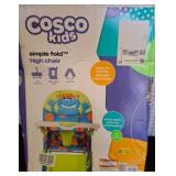Cosco Kids Simple Fold High Chair in Box