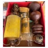 Decor Items with Painted Bookends