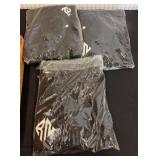 Black Apparel With Logo Graphics