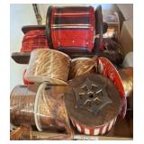 Spools of Ribbon with Decorative Ends