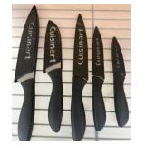 5 Cuisinart Knives with Sheaths