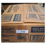 1,000 Plastic T-Shirt Bags