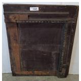 Vintage Wooden Printing Press Plate Frame w13