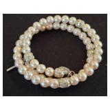 Sterling Silver Pearl Bracelet