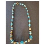 Goldfield and Glass Bead Necklace