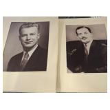Two Vintage Black and White Portrait Photographs