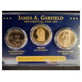 James A. Garfield Presidential Coin Set