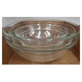 Nested Duralex Glass Bowls
