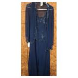 Jkara New York Beaded Evening Dress Set, 18W