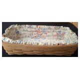 Longaberger Basket with Fabric Liner