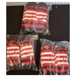 3 Packs of Striped Ankle Socks