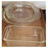 Clear Glass Bakeware Set with Lids