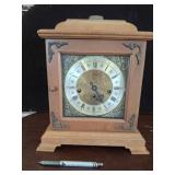 Hamilton Mantle Chime Clock With Wooden Case