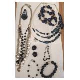 Costume Jewelry Lot with Necklaces and More