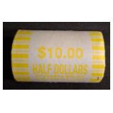 Roll of $10 Kennedy Half Dollars - Unsearched