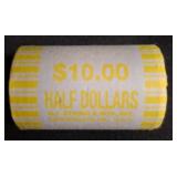 Bank-Wrapped $10 Roll of Half Dollars