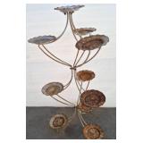 Metal Plant Stand with 12 Tiers, 38 Inches Tall