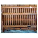 Wooden Bed Frame With Adjustable Base Components