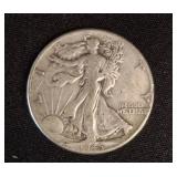1945 Walking Liberty Half Dollar Coin