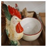 Rooster-Themed Ceramics